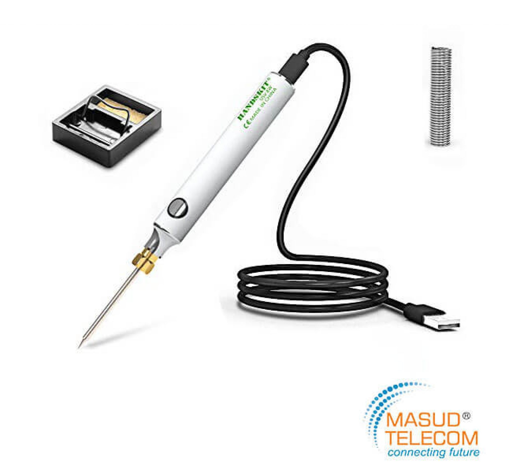 Portable Adjustable Temperature U5V8W USB Soldering Iron with Soldering