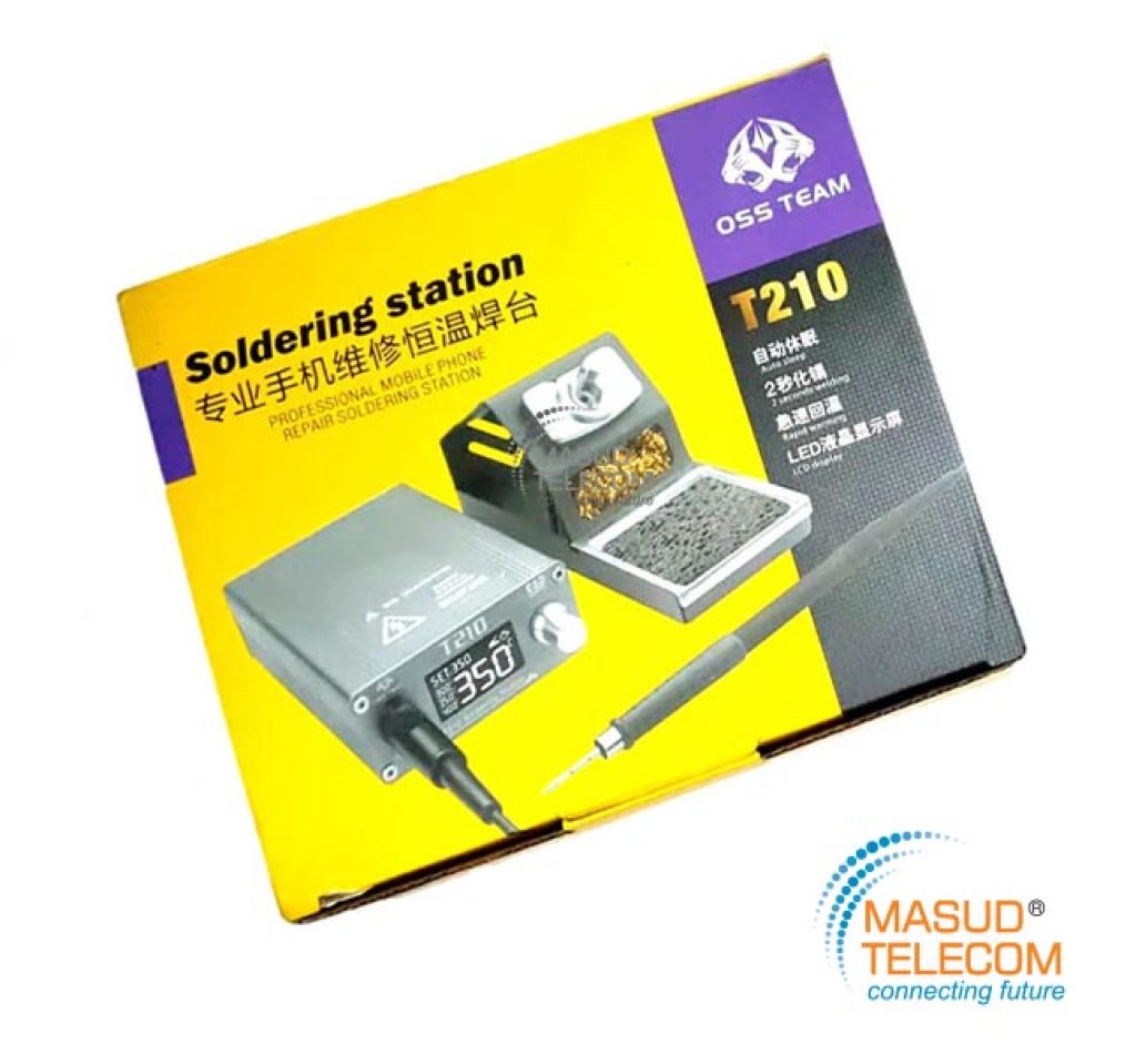 OSSTeam T210 Digital Display Adjustable Soldering Station Mobile